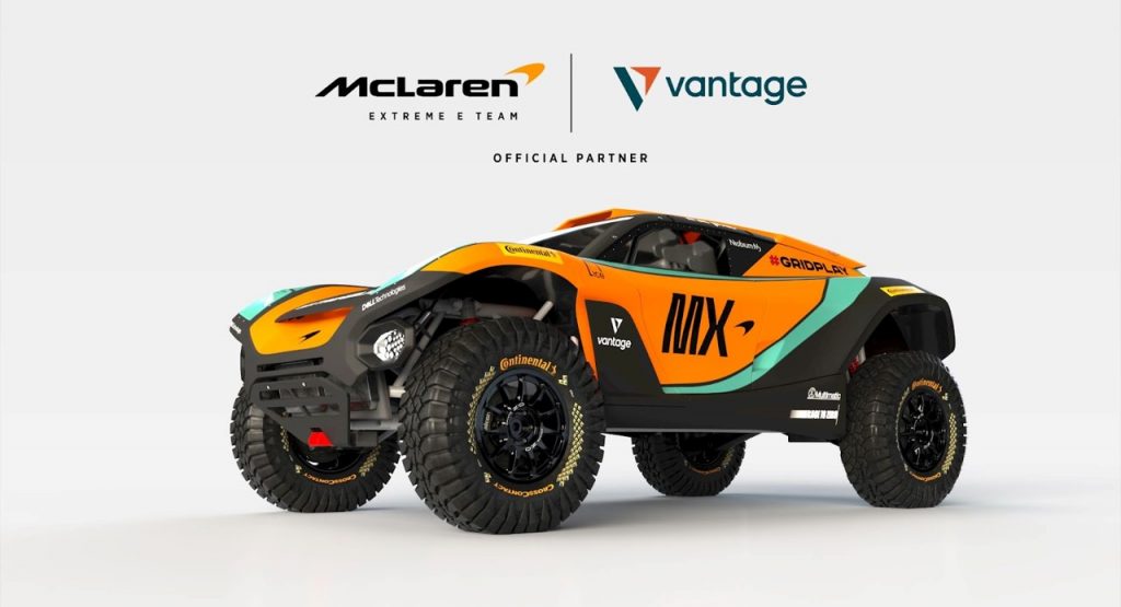 Vantage trở thành nhà tài trợ chính thức cho đội đua xe địa hình chạy điện mới của McLaren